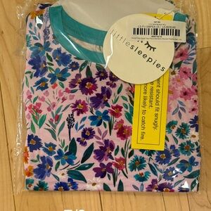 Little Sleepies Sweet Pea Pajama Set 7/8Y